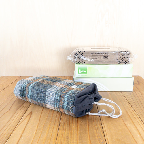 チェックのぬくもりボックスティッシュカバー/ボックスティッシュ