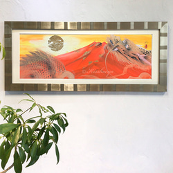 黄金雲龍図」 【経営者に人気☆奉納にも◎】 きいかわ宗圓 手描きの龍