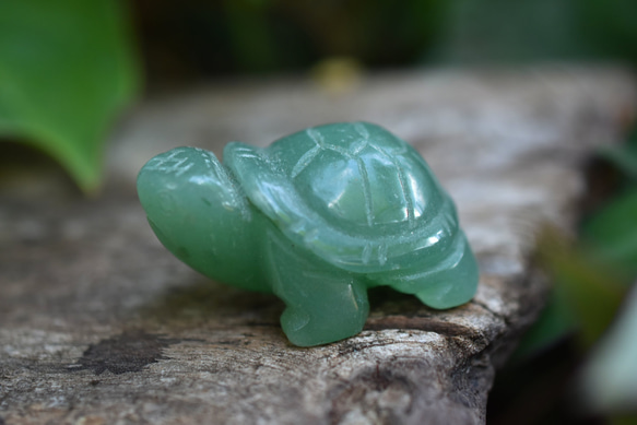 ハンドメイド 置物 Jede 亀☆ミャンマー翡翠 s722 その他置物 Funky