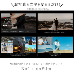 【会場が盛り上がる！！】Netflix風！？プロフィールムービー テンプレート 【No.4 How We Mwt】 5枚目の画像