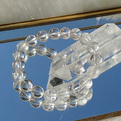 マニカラン水晶 ブレスレット (ギャランティカード付き)