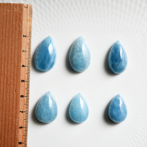 ①天然石 12mm チョコ コットンアクアマリン 内周17cm 天然石アクア