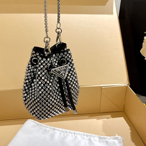 美品【プラダ】クリスタルスタッズ ミニバケットバッグ 2way org.jpg