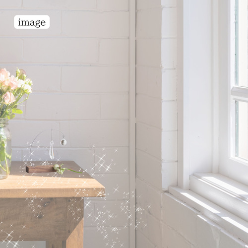 北欧インテリア◇スワロフスキークリスタルサンキャッチャー◇ウッド