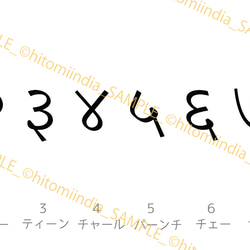 【デジインディア】マグ　ヒンディ数字_nagari D065 5枚目の画像