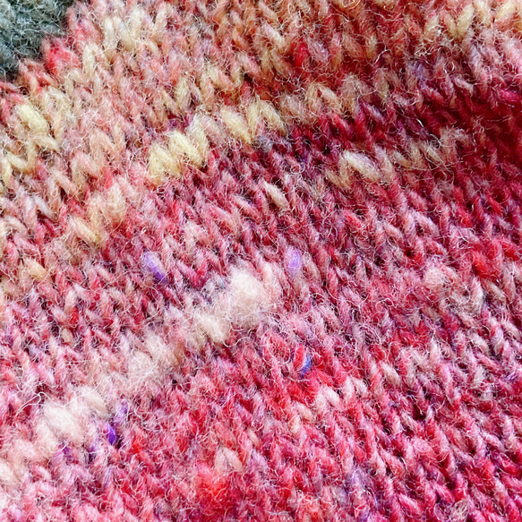 手編みの靴下　ウールの靴下　野呂英作　クレヨンソックヤーン　暖か 4枚目の画像