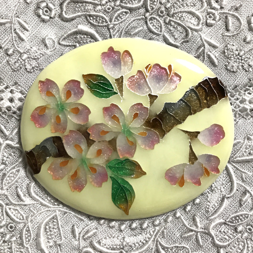 七宝額　かきつばた　あやめ S 七宝額かきつばたあやめ
