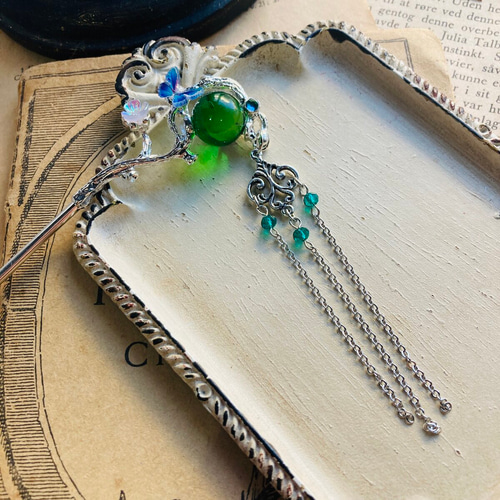 【超貴重】アンティーク簪・帯留セット11点 豪華金地に蔦蒔絵螺鈿入 櫛簪セット 生斎（作） | 古美術ささき