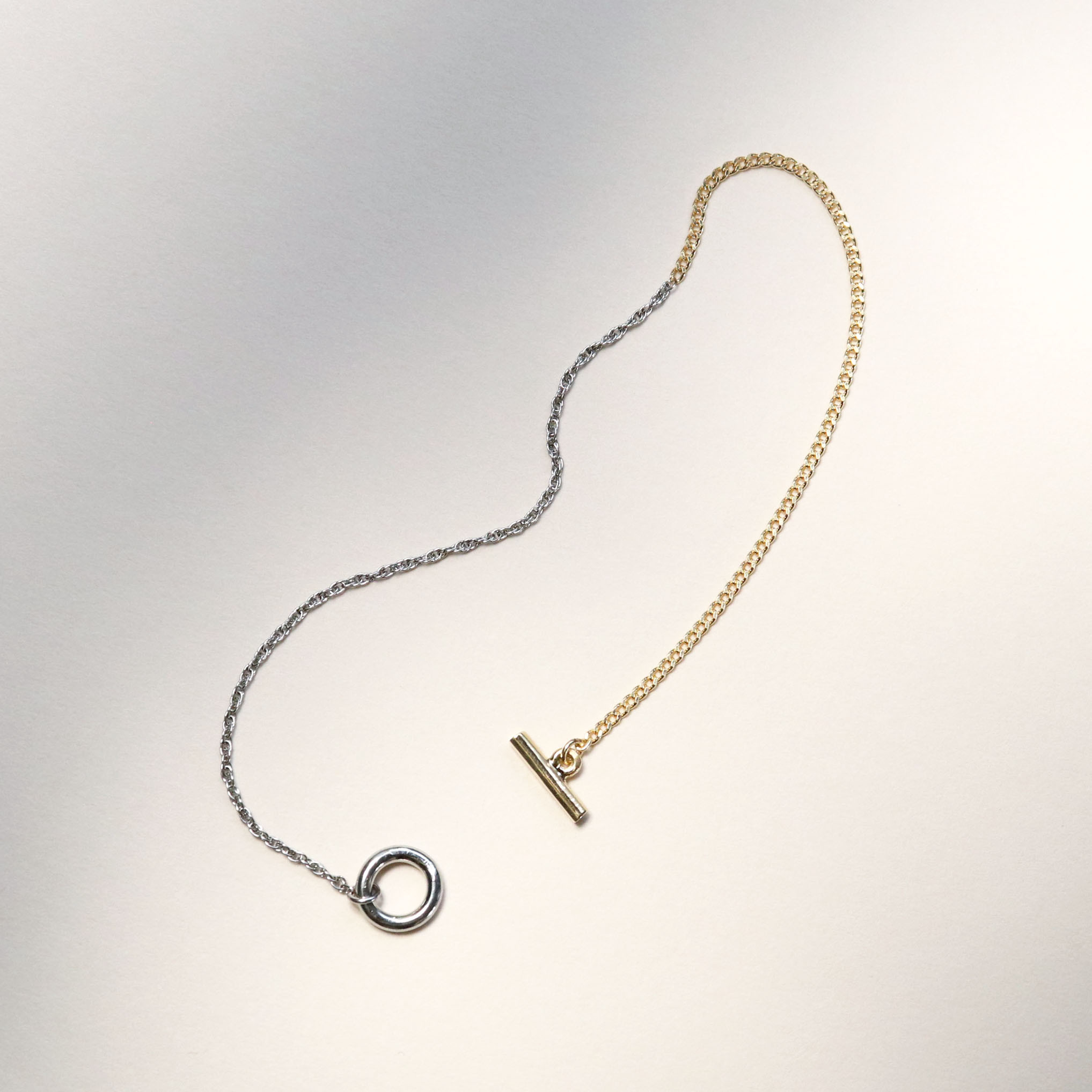 K18 & ステンレスブレスレット~tiny chain bracelet（受注制作）~