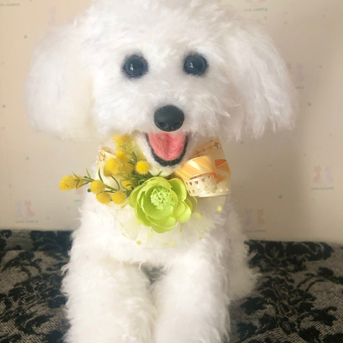 トリミングチョーカー ★ お正月1 　　業務用　撮影　首飾り　しめ縄　大　犬　① トリミングチョーカー ☆ お正月1 業務用 撮影 首飾り しめ縄 大