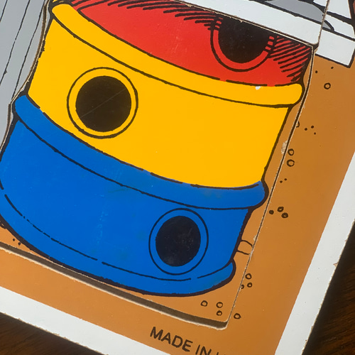 セサミストリート パズル レア★レトロ Playskool Sesame Street “Cookie Monster” Wooden Puzzle