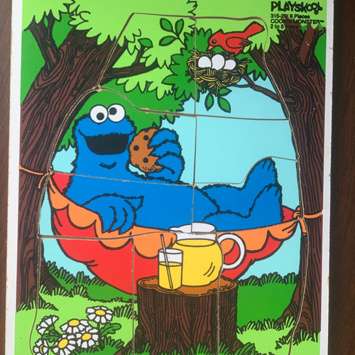 ヴィンテージ飛び出す絵本　セサミストリート　クッキーモンスターはどこ？ ヴィンテージ飛び出す絵本 セサミストリート クッキーモンスター