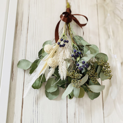 ユーカリスワッグ ドライフラワー アーティフィシャルフラワー