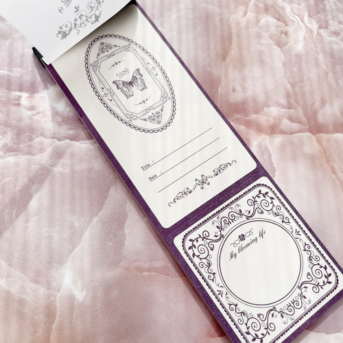 全8種セット/各30枚綴りジャンクジャーナル紙モノコラージュ素材紙