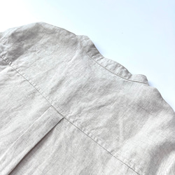 春の支度♡100％リネン＊バンドカラー裾曲線ラインシャツT-51X 11枚目の画像