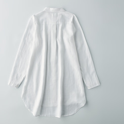 春の支度♡リネン100％身幅広め/丈長長めデザインシャツ＊4カラー/ T-50CR 12枚目の画像