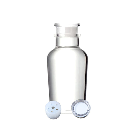 免運費帶蓋瓶“瓦格納瓶 120 6 孔塞 10 組”透明瓶玻璃瓶收納瓶調味香料 第2張的照片