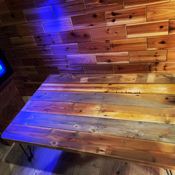 古材ローテーブル 一点物！ ローテーブル・リビングテーブル KO Work's