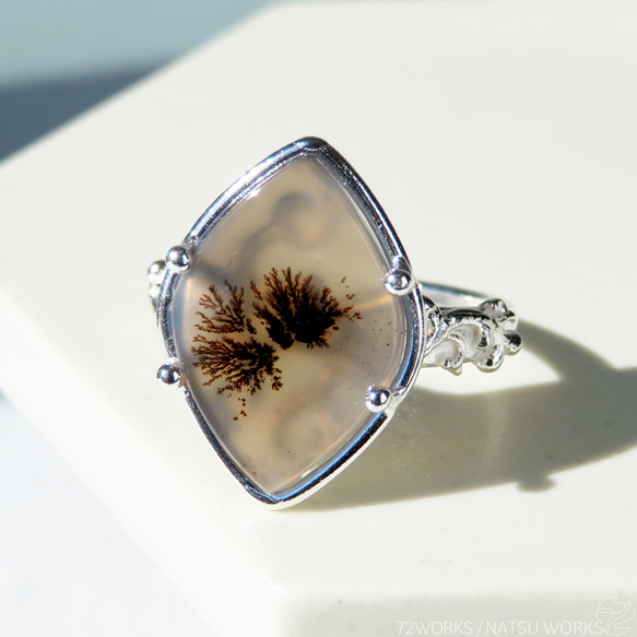 デンドリティック アゲートリング / Dendritic Agate Ring 5b