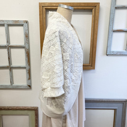 推薦正裝 ❤️ Total lace bolero (cream) Size free M ~ L 第7張的照片