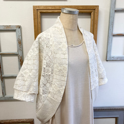 推薦正裝 ❤️ Total lace bolero (cream) Size free M ~ L 第4張的照片