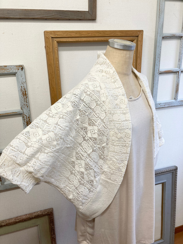 推薦正裝 ❤️ Total lace bolero (cream) Size free M ~ L 第6張的照片