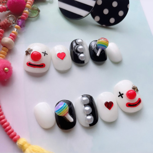 ピエロネイルチップ ネイルチップ（つけ爪） Maruu 通販 15412746