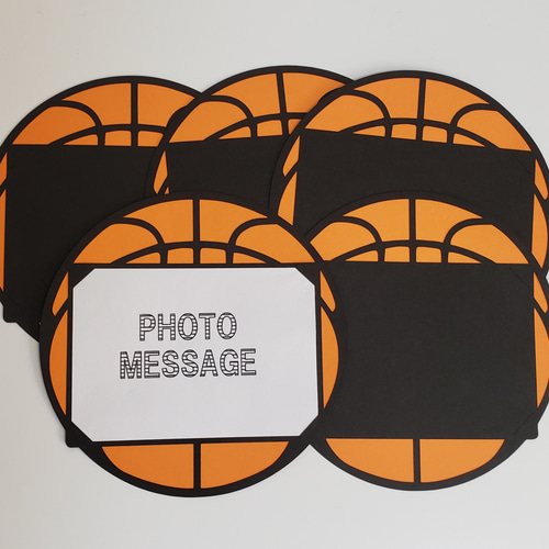 再販】バスケットボール フォトフレーム (L判写真用）5枚 フォト