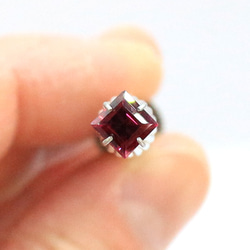 AG-L-25 天然石 ルース 素材 ロードライト ガーネット 約0.8ct 4枚目の画像