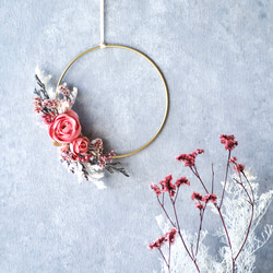 母の日ミモザリース ミモザ リース 母の日ギフト 母の日のプレゼント 母の日 お花