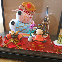 こいのぼり 置物 粘土人形 紙粘土で♪ミニミニ鯉のぼり | iichi 日々の暮らしを心地よくする