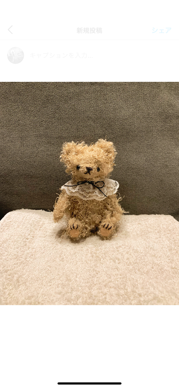 アンティーク テディベア 黒 ぬいぐるみ YAM 通販 15413763｜Creema