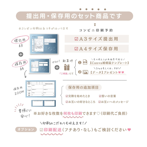 ご当地♡【セミオーダー】婚姻届038～姫路城×タイガー～お名前