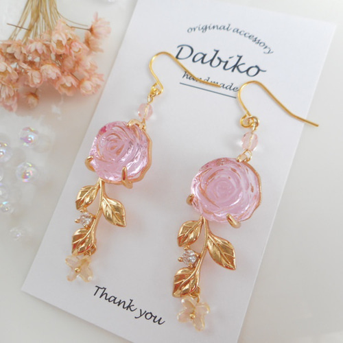 no.198 新作✩.*˚ナチュラルカラーの大ぶり華やかアクセサリー✩.*˚ hair_hagls168nn