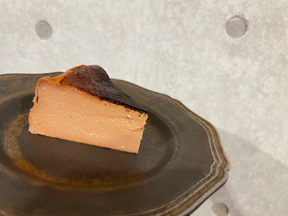 料理人が作るショコラバスクチーズケーキ 3枚目の画像