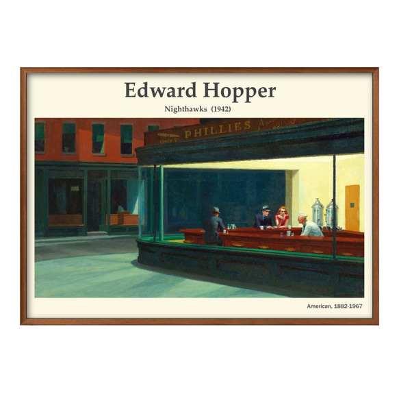 Portrait 1950/エドワード ホッパー/ポスター Hopper Portrait of Orleans : 1950 : Edward Hopper : Archival