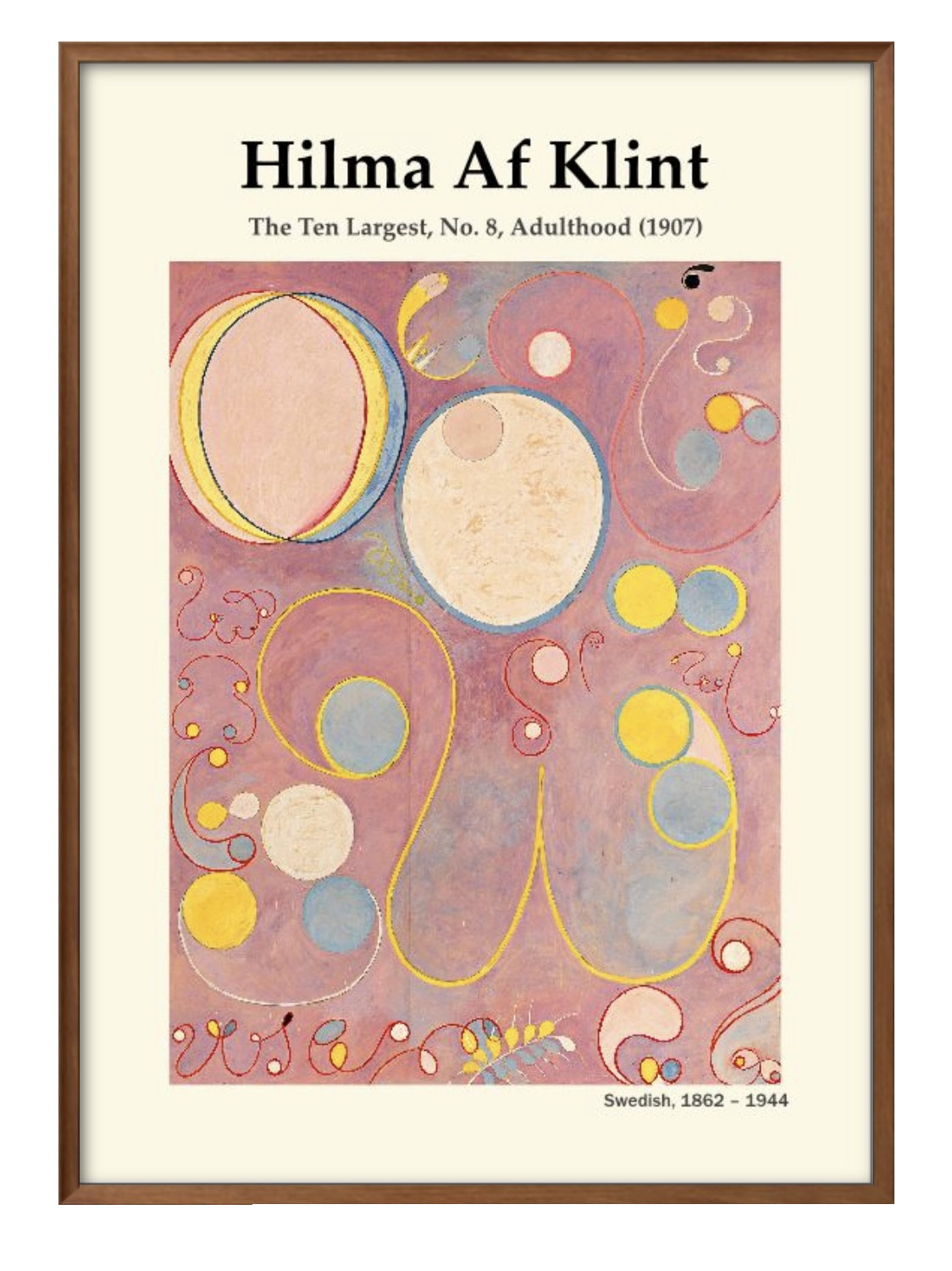 エキシビジョンポスター アートポスター ヒルマ・アフ・クリント