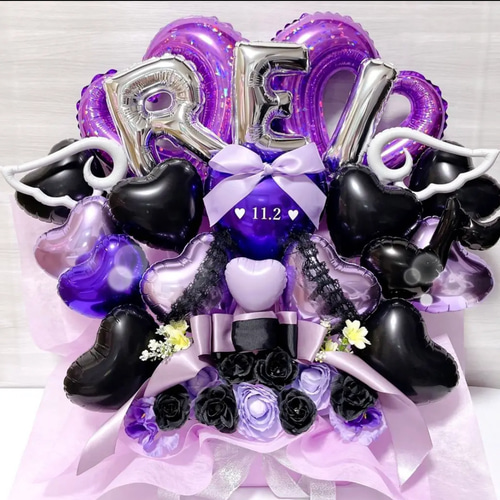 わい様　おむつケーキ　オムツケーキ　出産祝い　バルーンギフト　アレンジ　誕生日 ご出産祝い・オムツケーキ - 茨城県つくば市のバルーンショップ