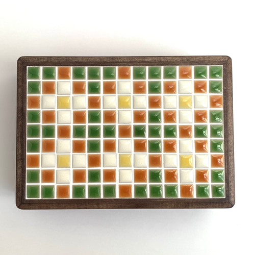 モザイクタイルの木箱 その他インテリア雑貨 カモミッラ 通販 15414746