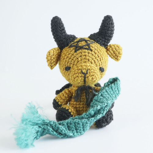 あみあみモンちゃん：あみぐるみのモンスターくん（スモーキーイエロー