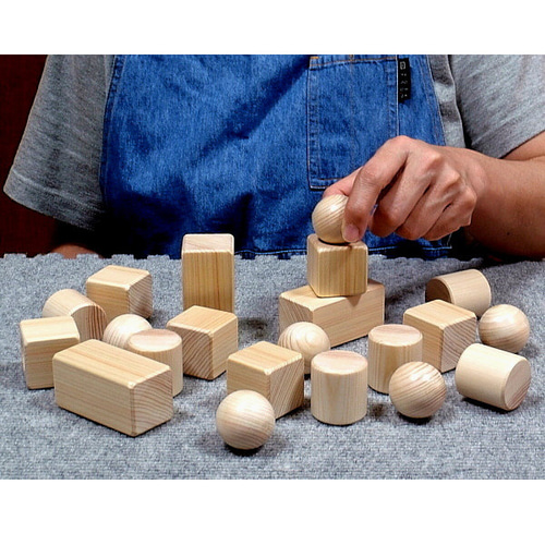 転がる積み木15ピース/木製玩具/木のおもちゃ おもちゃ・人形 ウッド