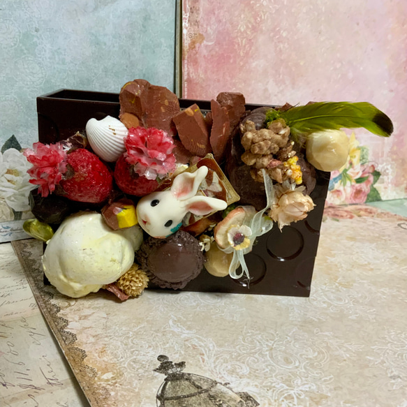 Favorite pocket Box(お色味 チョコレート色) 2枚目の画像