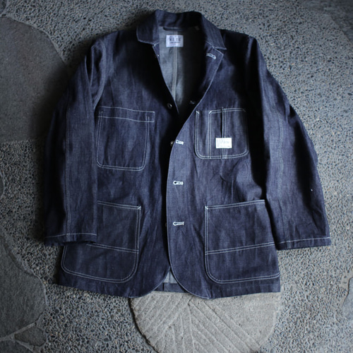Railroad Jacket Selvedgedenim 10oz カバーオール パターンオーダー可