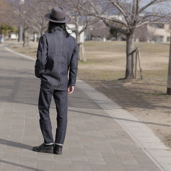 Railroad Jacket Selvedgedenim 10oz　カバーオール　パターンオーダー可 16枚目の画像