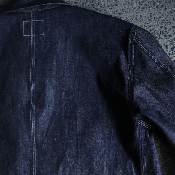 Railroad Jacket Selvedgedenim 10oz　カバーオール　パターンオーダー可 13枚目の画像