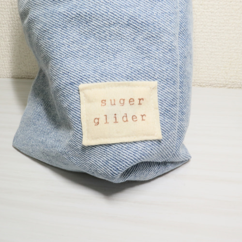 フクロモモンガポーチデニムモモンガポーチ