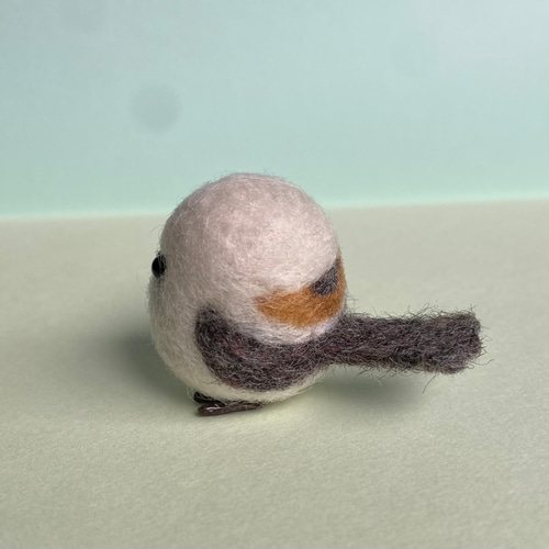 シマエナガ 羊毛フェルト マスコット 羊毛フェルト pome 通販 15415844