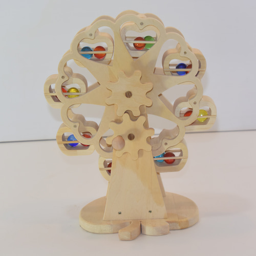 手作り作品 手作り 木のおもちゃ 工作用煌めく観覧車 木製 子供 インテリア