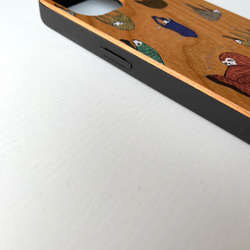 ナマケモノくんの木製スマホケース【iPhone・Xperia・HUAWEI対応】 6枚目の画像