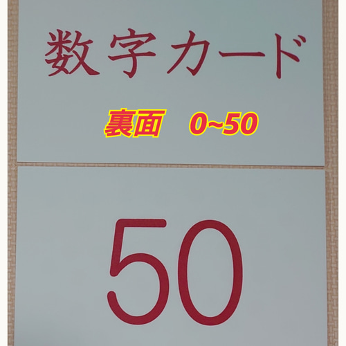 新品】〘0歳から始める〙ドッツカード【0〜50】算数記号、袋付